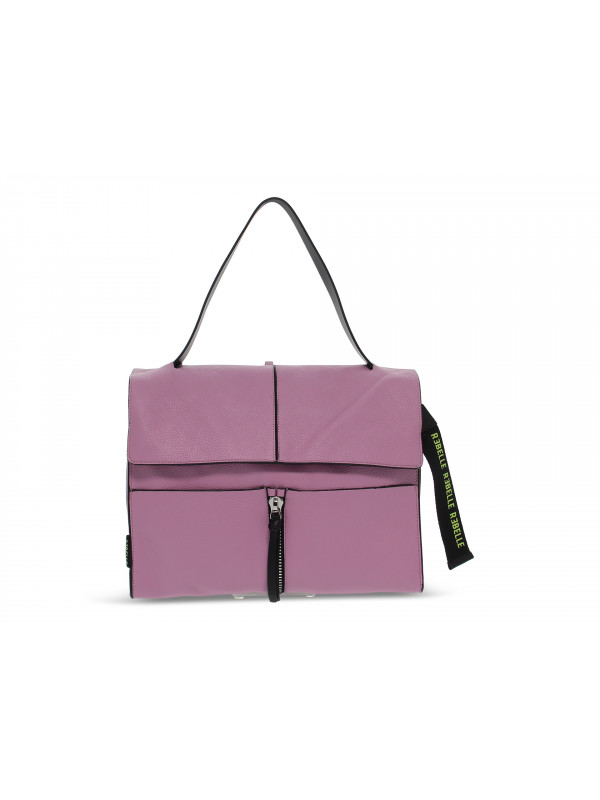 Shoulder bag Rebelle CLIO SATCHEL L DOLLARO in lilac leather
