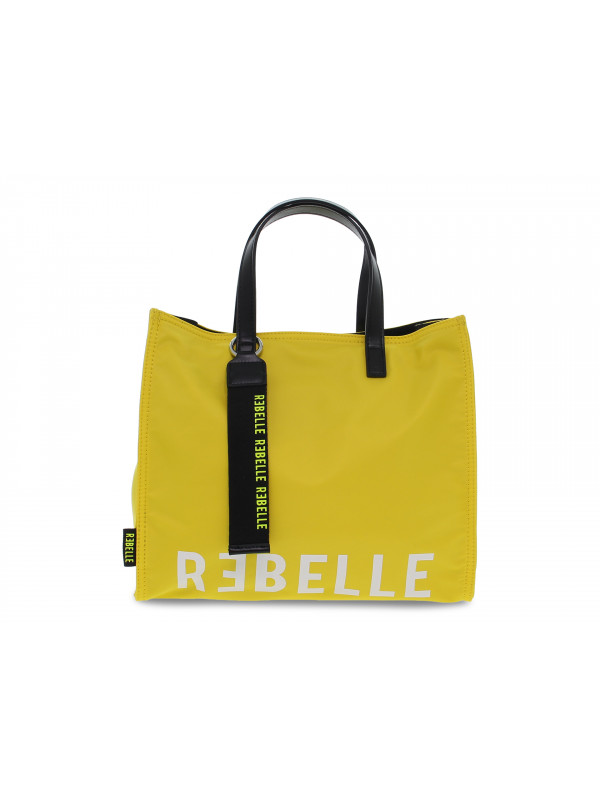 Tote bag Rebelle ELECTRA SHOP M NYLON POLLEN in yellow nylon