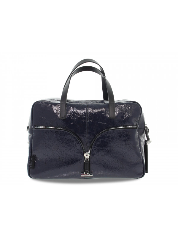 Handbag Rebelle NANCY HANDBAG NAPLAK in dark blue paint