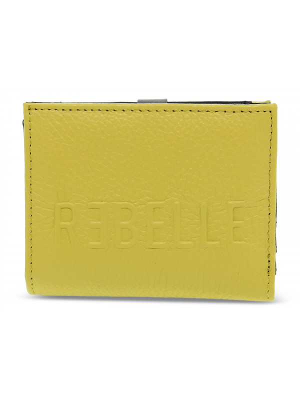 Wallet Rebelle ZIPAROUN S DOLLARO LIME in lime leather