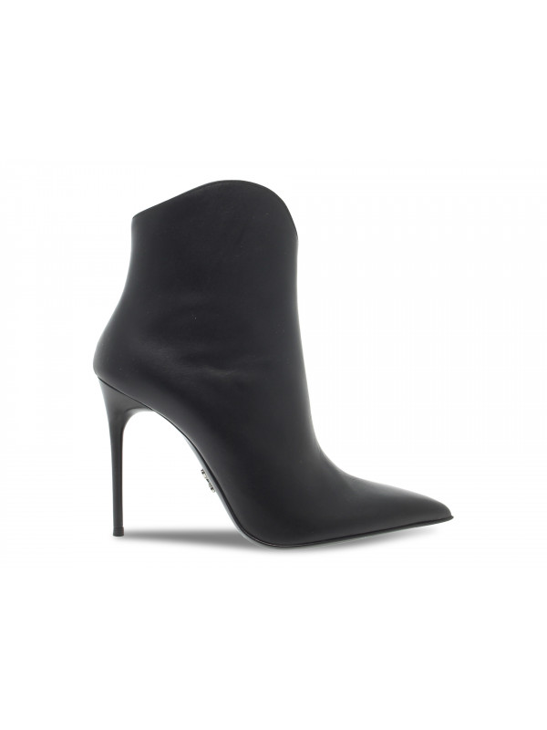 Ankle boot Sergio Levantesi ASIMMETRICO in black leather