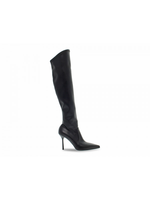 Boot Sergio Levantesi STRETCH FERRAGNI SUPREME in black tassel