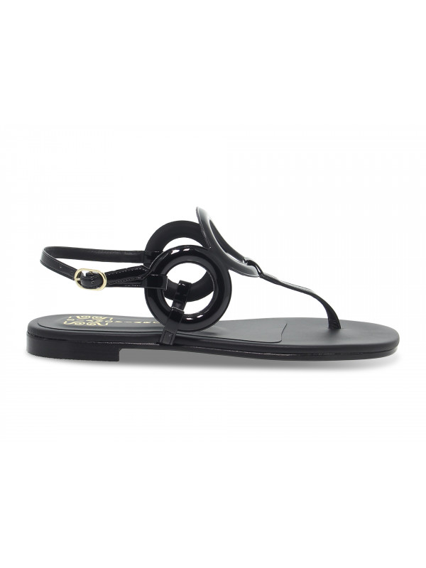 Flat sandals Siano Via Roma - black