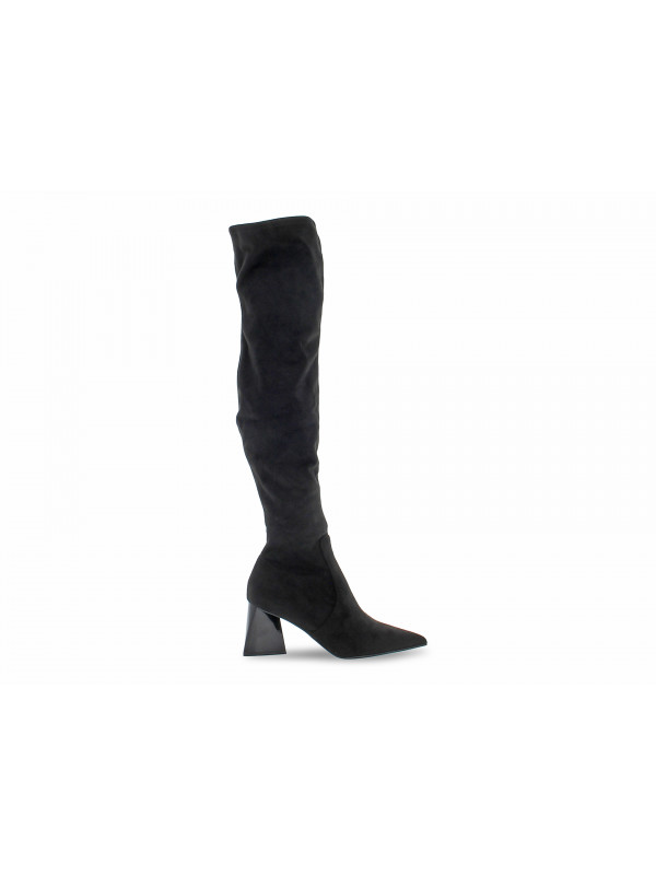 Boot Steve Madden EVERMORE BLACK in black suede leather