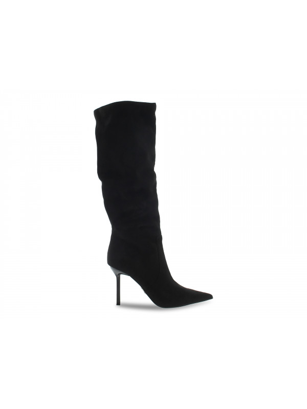 Boot Steve Madden INTRUDER BLK STRETCH in black microfibre