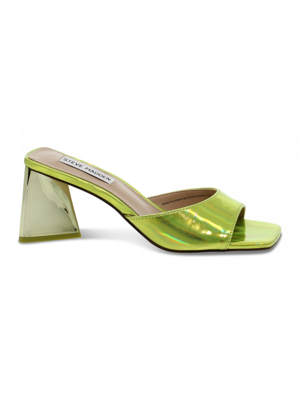 Heeled sandal Steve Madden MARCIE CITRON in fluo yellow laminate