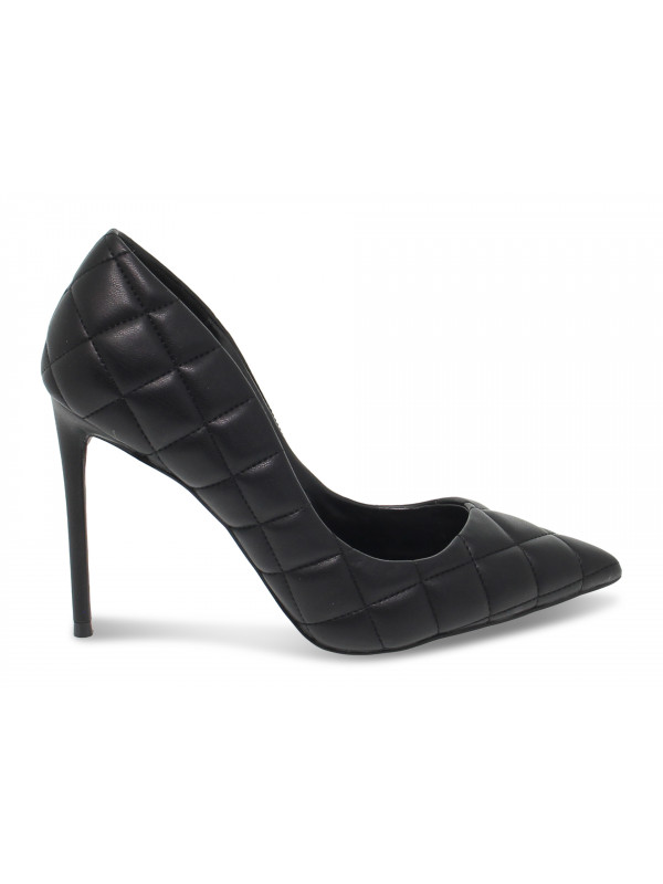Pump Steve Madden VALA Q SYNTHETIC BLACK in black faux leather