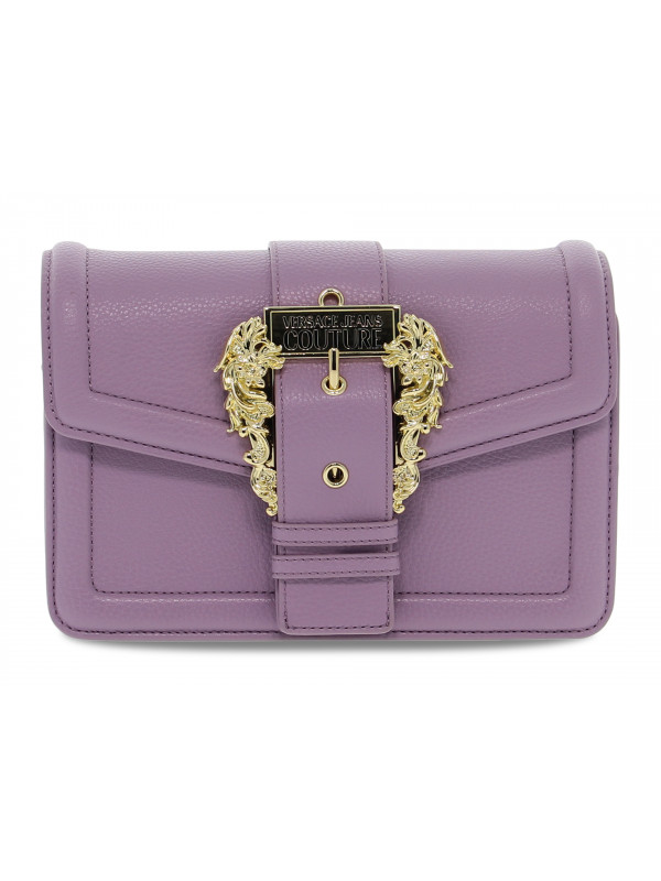 Handbag Versace Jeans Couture JEANS COUTURE RANGE F SKETCH 1 BUCKLE GRAINY in lavender leather