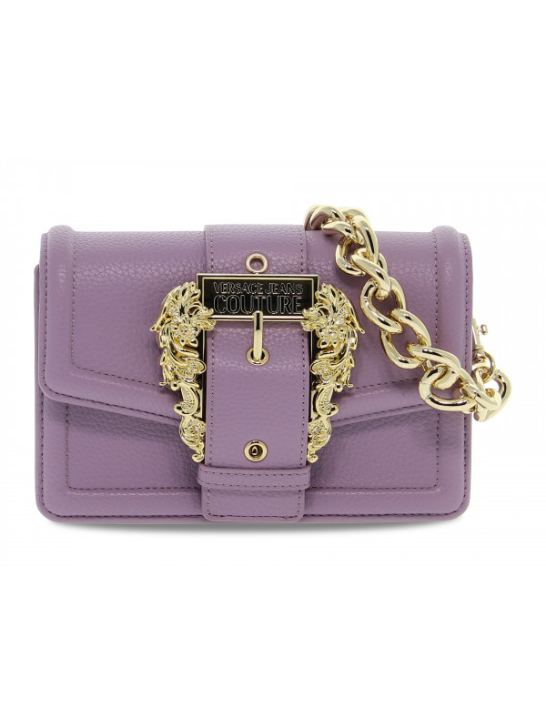 Handbag Versace Jeans Couture JEANS COUTURE RANGE F SKETCH 16 BUCKLE GRAINY in lavender leather