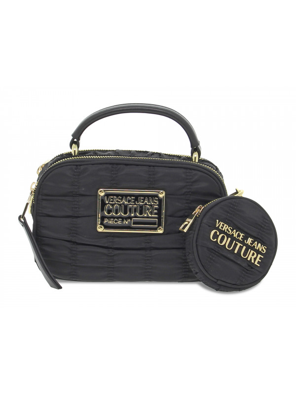 Handbag Versace Jeans Couture JEANS COUTURE RANGE X SKETCH 2 BAGS CRUNCHY in black nylon