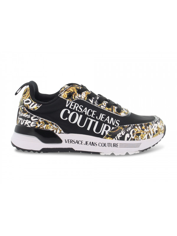 Sneakers Versace Jeans Couture JEANS COUTURE DYNAMIC PRINTED in black nylon