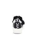 Sneakers Vic Matie in pelle e nylon nero e bianco