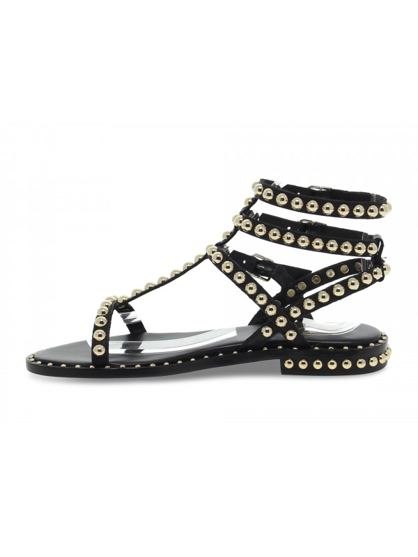 Flat sandals Ash SCHIAVA in black leather - Guidi Calzature - New Spring  Summer 2022 Collection - Guidi Calzature