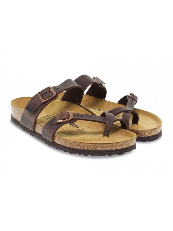 Sandal Birkenstock MAYARI in habana leather - Guidi Calzature - Spring Sales 2023 Collection Guidi Calzature