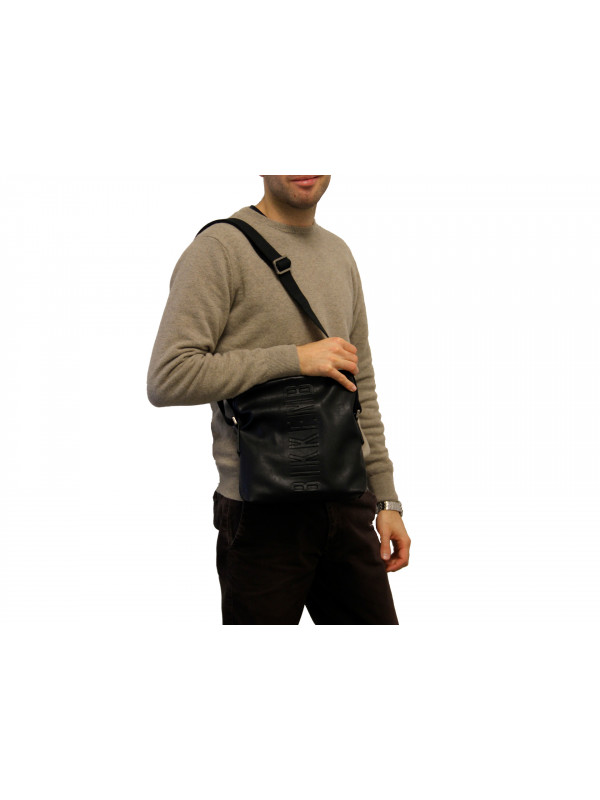 Shoulder bag Bikkembergs REPORTER in leather - Guidi