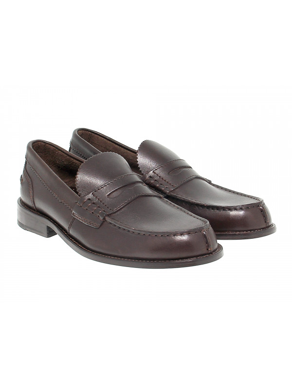 clarks brown leather loafers