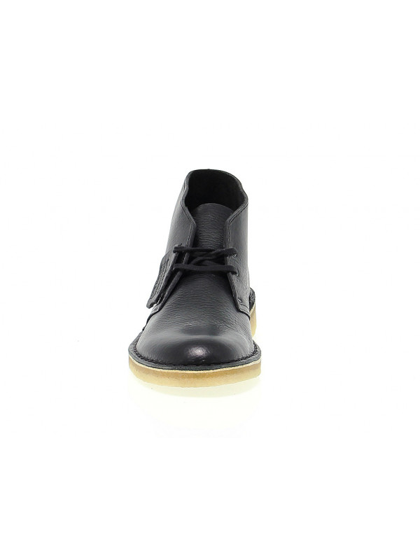 Low boot Clarks DESERT BOOT LEATHER in black leather - Guidi Calzature - Summer Sales 2023 Collection - Guidi Calzature