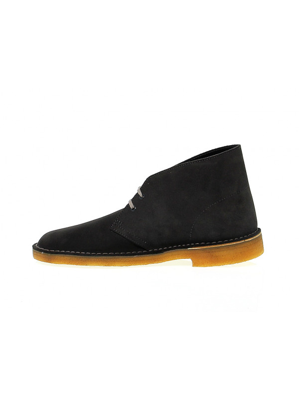 Low boot Clarks DESERT BOOT in dark gray suede leather Guidi Calzature New Collection Fall Winter 2024 Guidi Calzature