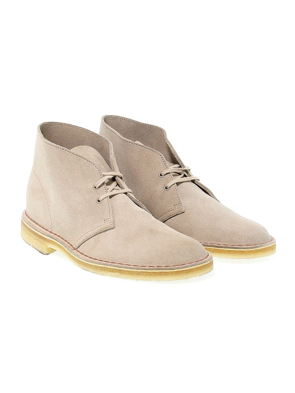 Low boot Clarks DESERT BOOT in sand suede leather Guidi Calzature New Collection Fall Winter 2024 Guidi Calzature