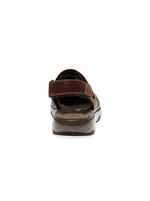 Sandal Clarks RAFFE BAY in leather Guidi Calzature New Collection Fall Winter 2024 Guidi Calzature