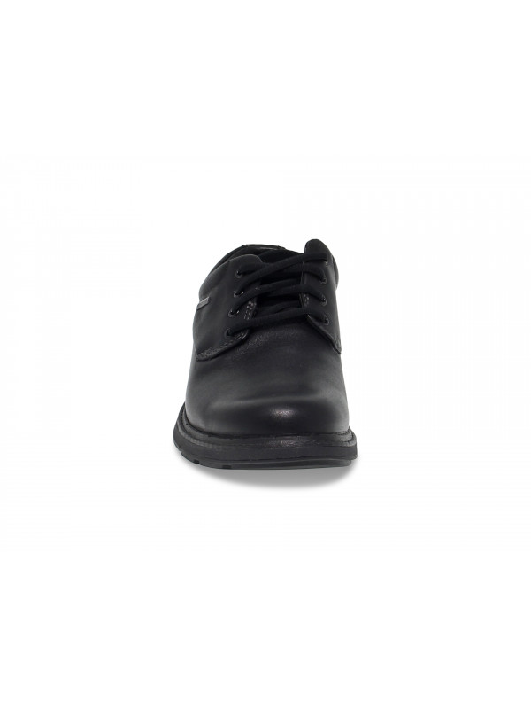 Lace-up shoes Clarks GORETEX in black leather - Guidi