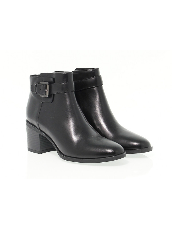 Ankle boot Geox GLYNNA in leather Guidi Calzature New Collection Fall Winter 2024 Guidi Calzature
