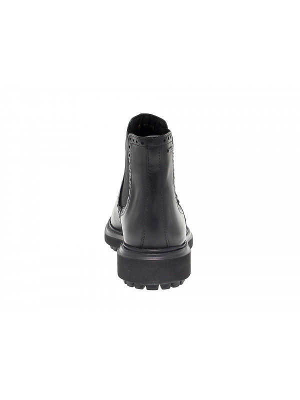 Ankle boot Geox ASHEELY NP ABX in leather Guidi Calzature New Collection Fall Winter 2024 Guidi Calzature