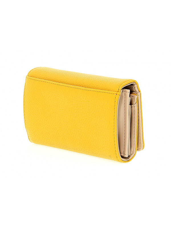 Guess yellow wallet clearance