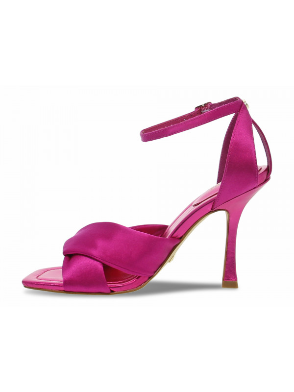 Heeled sandal Guess SANDALO GUCCI in fuchsia satin Guidi