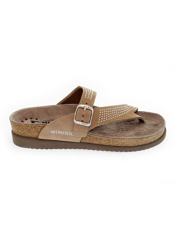 Flat sandals Mephisto HELEN SPARK in leather Guidi Calzature