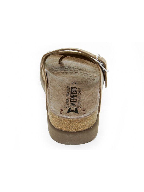 Flat sandals Mephisto HELEN SPARK in leather Guidi Calzature New Collection Fall Winter 2024 Guidi Calzature