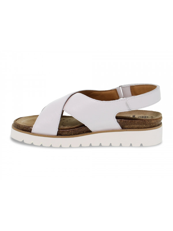 Flat sandals Mephisto TALLY SOFTY MOBILS ERGONOMIC in white leather Guidi Calzature New Collection Fall Winter 2024 Guidi Calzature