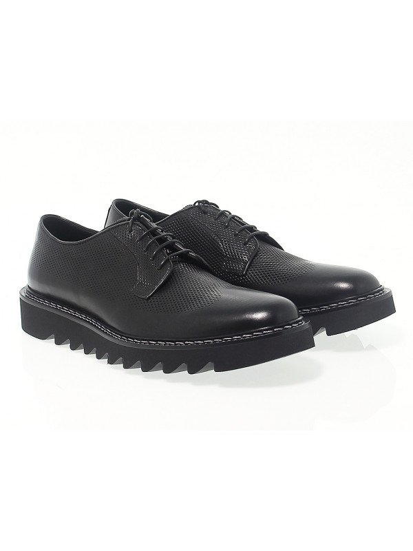 Lace-up shoes Cesare Paciotti in leather - Guidi Calzature