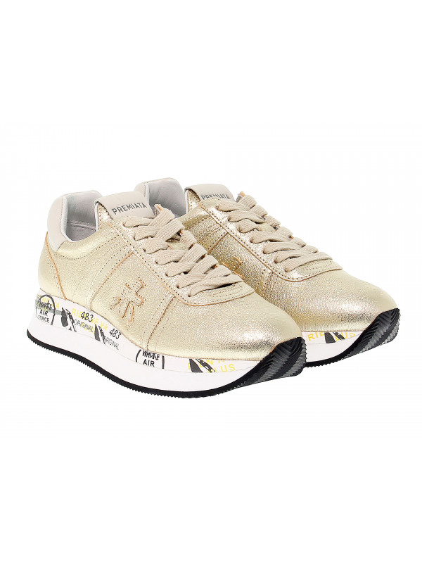 Sneakers Premiata CONNY 2982 in leather Guidi Calzature New Collection Fall Winter 2024 Guidi Calzature