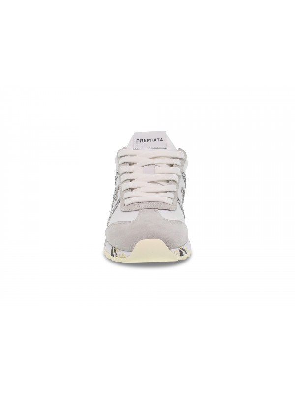 Sneakers Premiata LUCY D in white nylon - Guidi Calzature