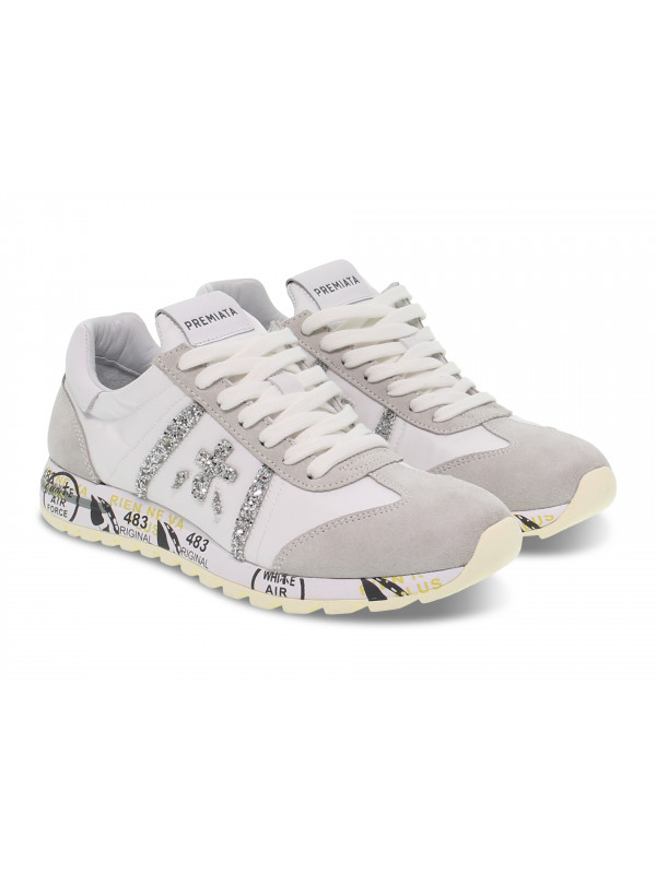 スニーカー PREMIATA Women Sneakers 415153 LUCYD WHITE PREMIATA: Shoes woman - White 1 | Premiata sneakers LUCYD