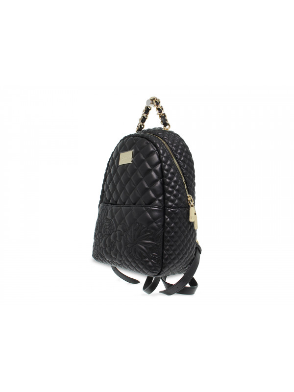 Backpack Ermanno Scervino BACKPACK GISELLE in black faux leather ...