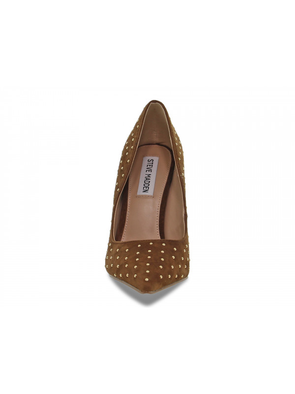 Pump Steve Madden VALARIE COGNAC in cognac suede leather Guidi Calzature New Collection Fall Winter 2024 Guidi Calzature