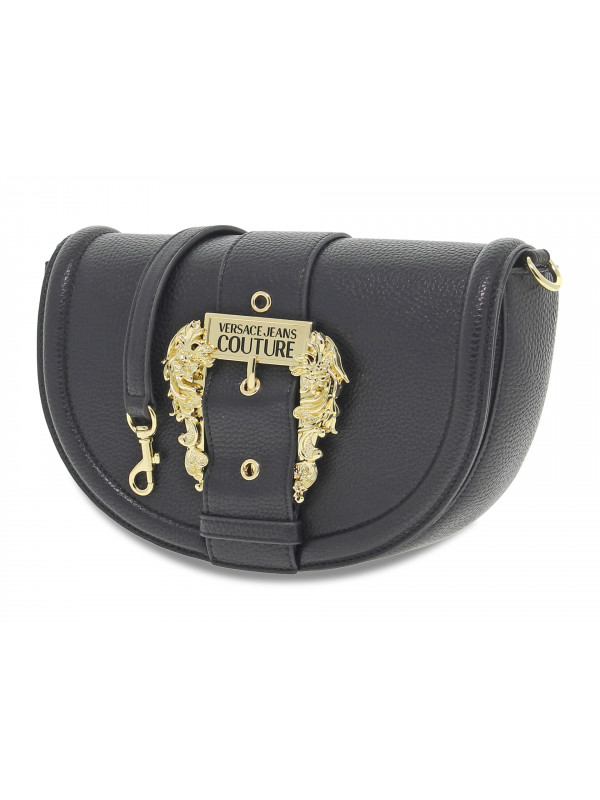 Handbag Versace Jeans Couture JEANS COUTURE RANGE F SKETCH 3 BUCKLE GRAINY in black leather Guidi Calzature New Collection Fall Winter 2024 Guidi Calzature
