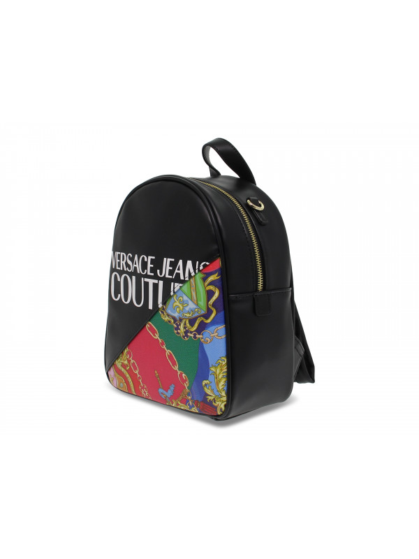 Backpack Versace Jeans Couture JEANS COUTURE LINEA G DIS 11 MACROLOGO in multicolour tassel Guidi Calzature New Collection Fall Winter 2024 Guidi Calzature