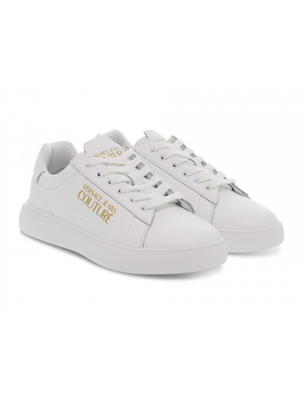 Amazon.com | Versace Jeans Couture White Fashion Lace Up Sneakers-6 for  Womens | Fashion Sneakers