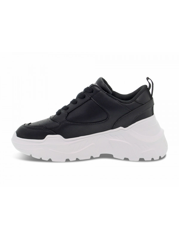 Sneakers Versace Jeans Couture JEANS COUTURE SPEEDTRACK in black leather Guidi Calzature New Collection Fall Winter 2024 Guidi Calzature