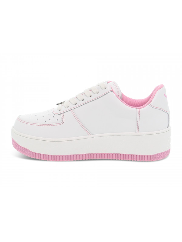 Sneakers Windsor Smith REBOUND WHITE BUBBLEGUM in white leather
