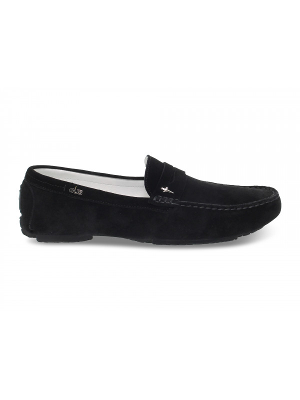 Mocassins Cesare Paciotti 4us CAR SHOES en chamois noir