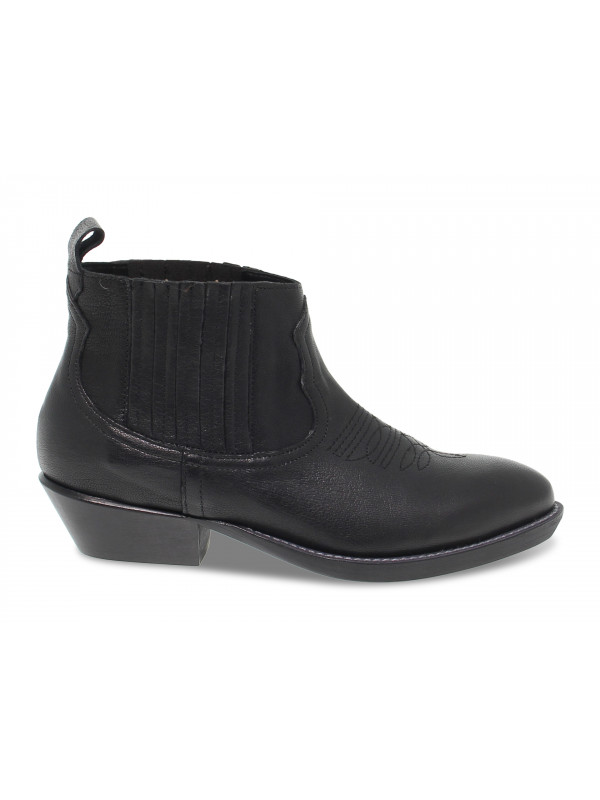 Bottines Ame en cuir noir