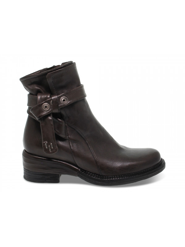 Boots A.S.98 en cuir gris