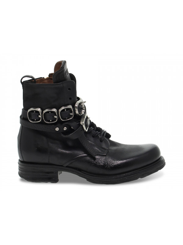 Boots A.S.98 en cuir noir