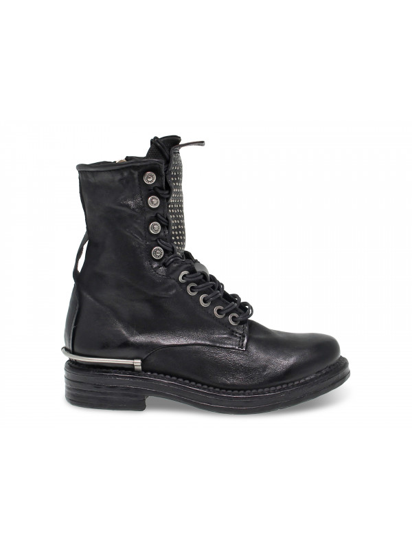 Boots A.S.98 en cuir noir