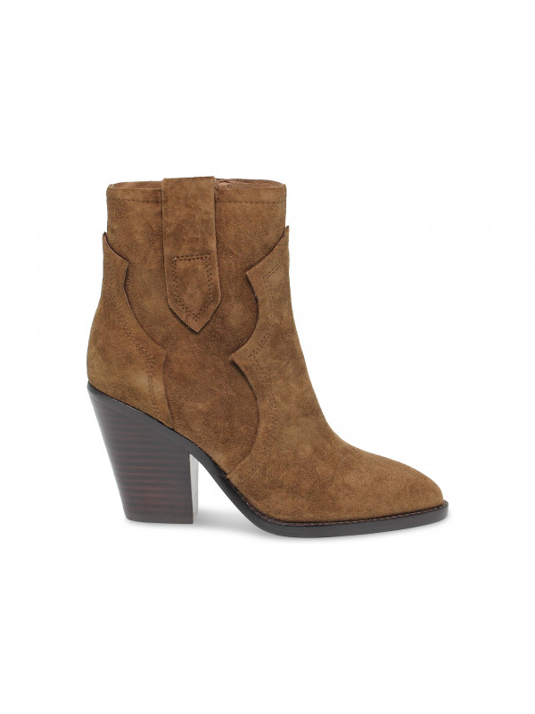 Bottines Ash en chamois cuir