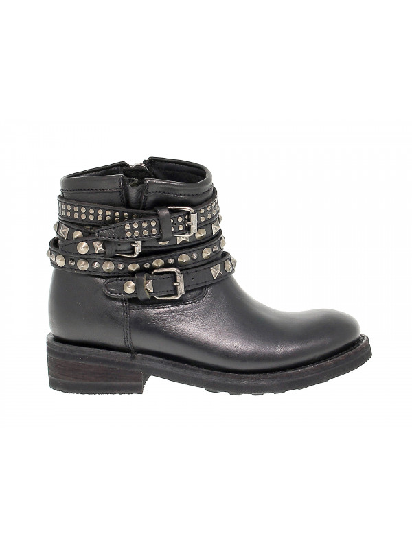 Bottines Ash en nappa noir Guidi Calzature Nouvelle Collection Automne Hiver 2024 Guidi Calzature